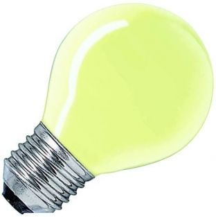 Gloeilamp kogellamp geel 25W E27